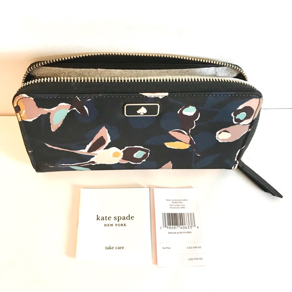 🌺Cute Authentic Kate Spade Large Clutch Wallet🌺 - Picture 5 of 5